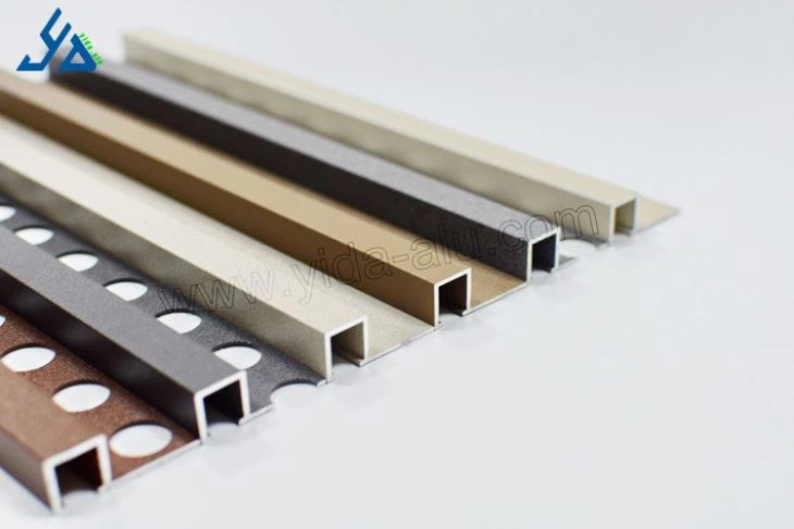 Aluminium Square Edge Tile Trim